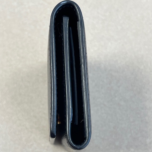 Saint Laurent 6 Row Navy Leather Key Case - Preowned - Picture 6 of 13